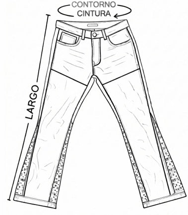 Guía de Tallas - VERTS JEANS - FLARED ICE